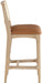Atrium - Counter Stool With Brushed Natural Base (Set of 2) - Simple Home Plus