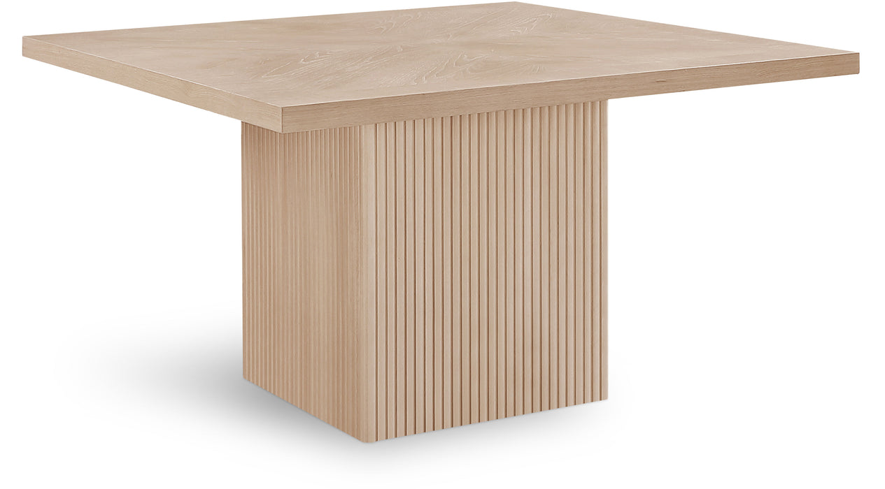 Belinda - Square Oak Veneer Dining Table - Simple Home Plus