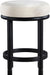 Monette - Counter Stool With Black Base - Simple Home Plus