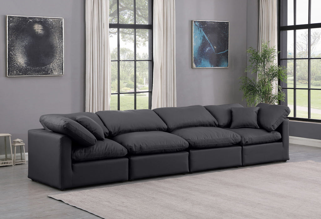 Indulge - Faux Leather 4 Seat Modular Sofa - Simple Home Plus