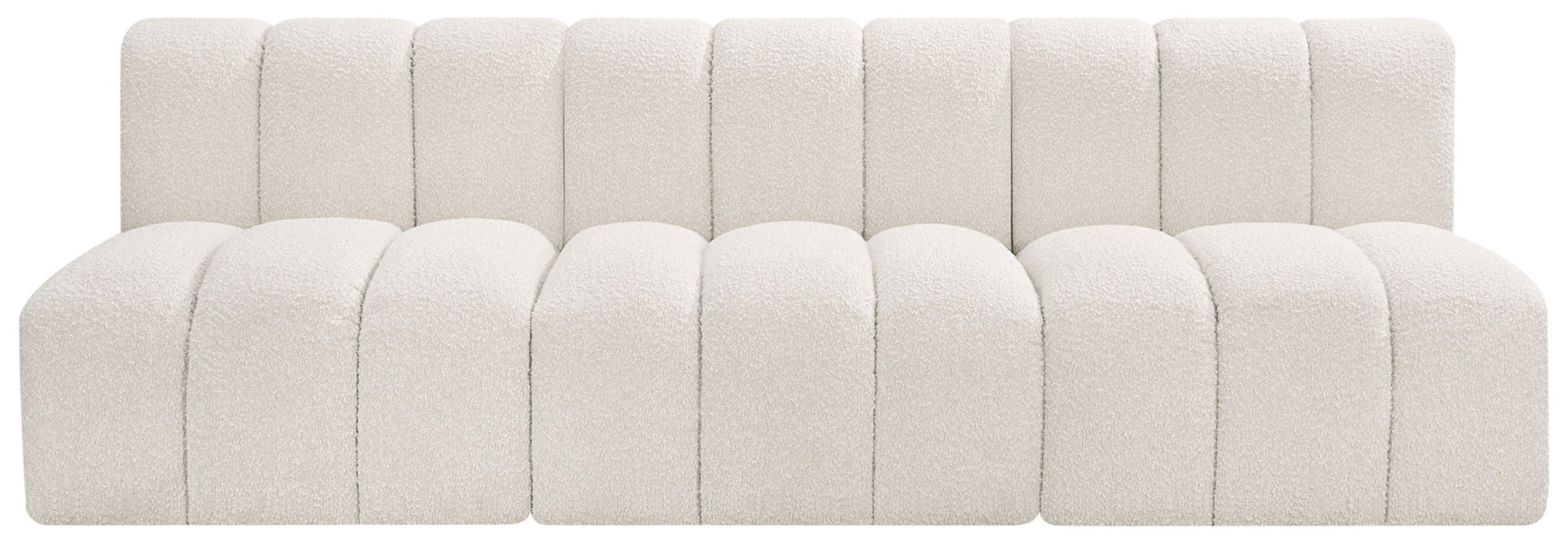Arc - Boucle Fabric 3 Seats Modular Sofa - Simple Home Plus