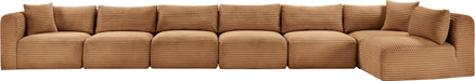 Shaggy - Fabric 7 Piece Modular Sectional - Simple Home Plus