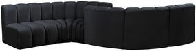 Arc - Velvet 6 Piece Modular Sofa - Simple Home Plus