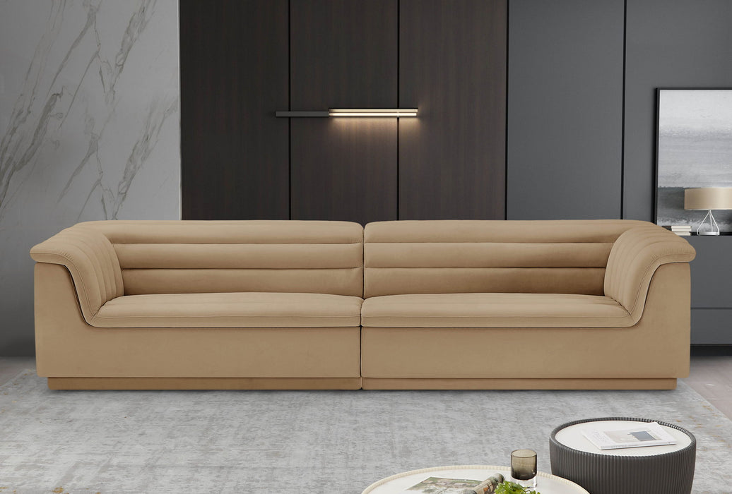 Cascade - Velvet Modular Sofa - Simple Home Plus