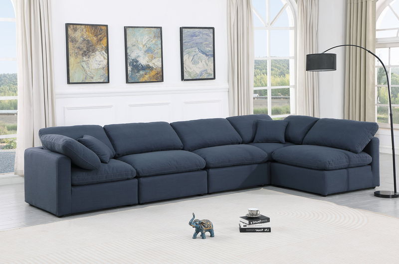 Indulge - Linen 5 Piece Modular Sectional