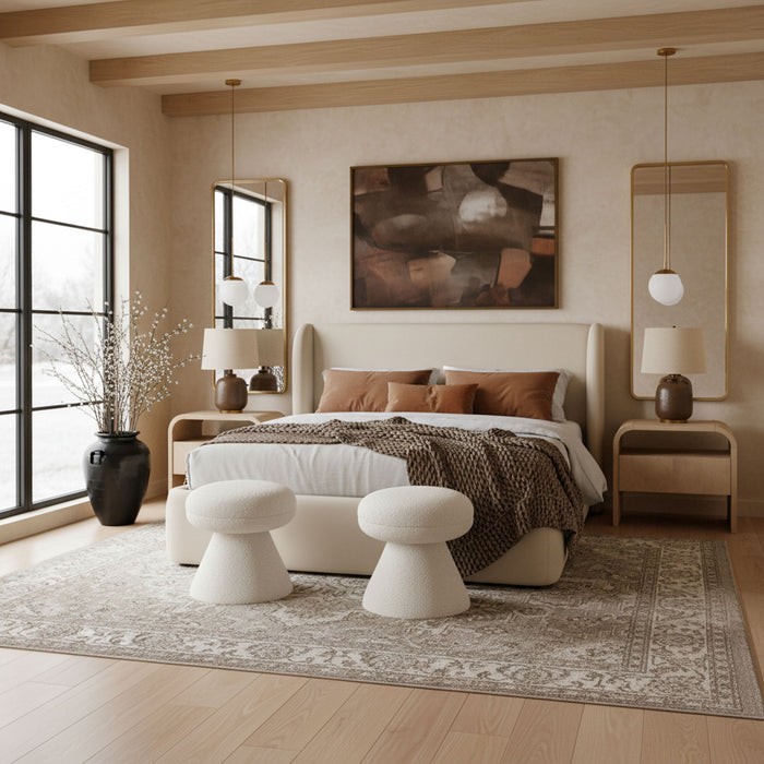 Warby - Upholstered Bed - Simple Home Plus