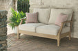 Clare View - Beige - Loveseat w/Cushion - Simple Home Plus