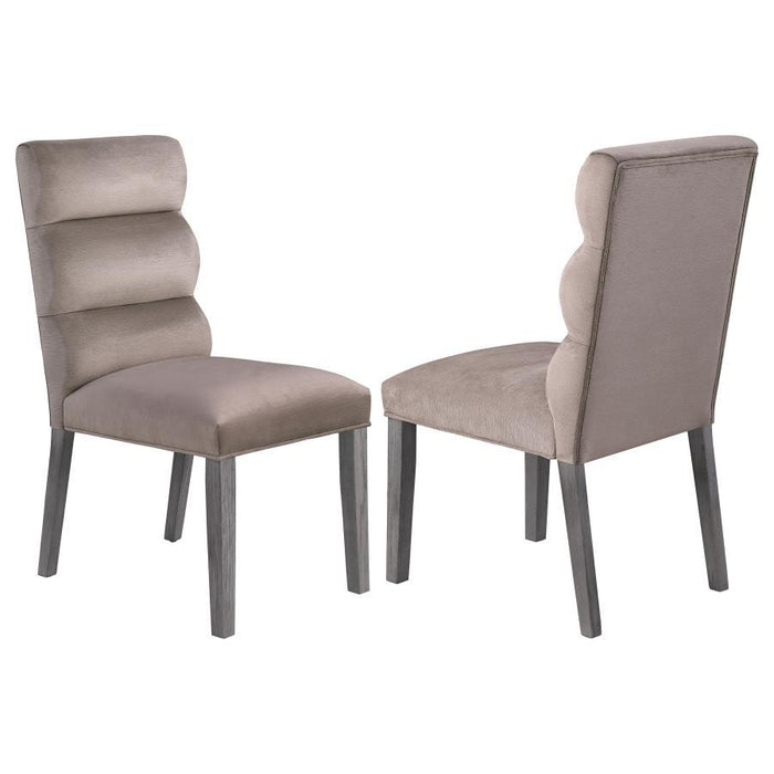 Carla - Upholstered Dining Side Chair (Set of 2) - Simple Home Plus