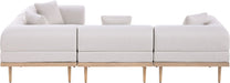 Laguna - 4 Piece 106.5" Upholstered Outdoor Patio Modular Sectional - Simple Home Plus