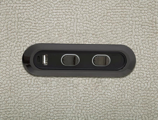 Kennett - Chenille Upholstered Power Reclining Loveseat - Ivory - Simple Home Plus