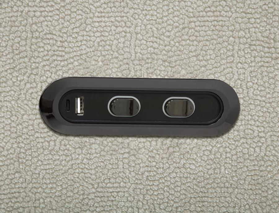 Kennett - Chenille Upholstered Power Reclining Loveseat - Ivory - Simple Home Plus