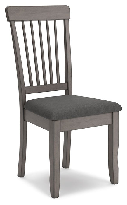Shullden - Gray - Dining Room Side Chair (Set of 2) - Simple Home Plus