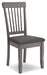 Shullden - Gray - Dining Room Side Chair (Set of 2) - Simple Home Plus