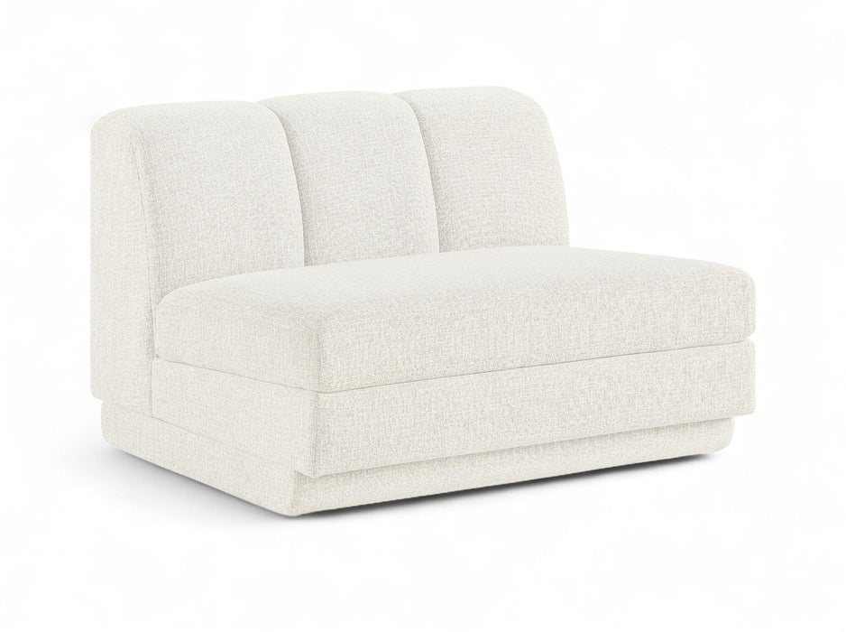 Modari - Fabric Upholstered Armless Chair - Simple Home Plus