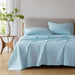 Cotton 144TC - Full Solid Sheet Set - Light Blue - Simple Home Plus