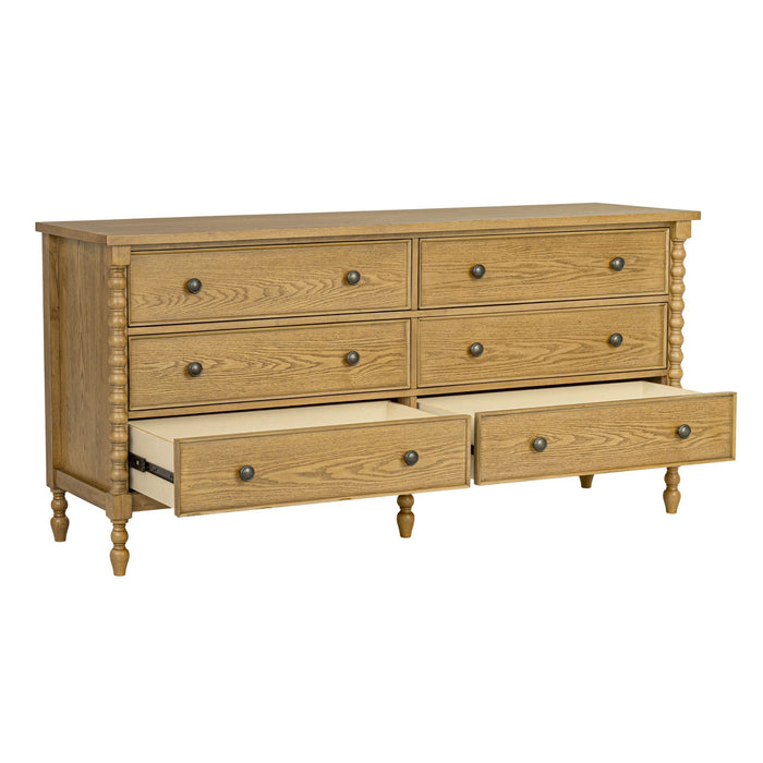 Beckett - Large Dresser - Natural - Simple Home Plus