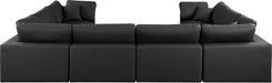 Comfy - 8 Piece Faux Leather Modular Sectional - Simple Home Plus