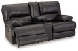 Mountainous - Eclipse - Power Reclining Loveseat With Console /Adj Headrest - Simple Home Plus