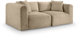 Shaggy - Fabric 2 Seat Modular Sofa - Simple Home Plus