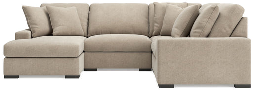 Calden - 4-Piece Sectional With LAF Corner Chaise - Oatmeal - Simple Home Plus