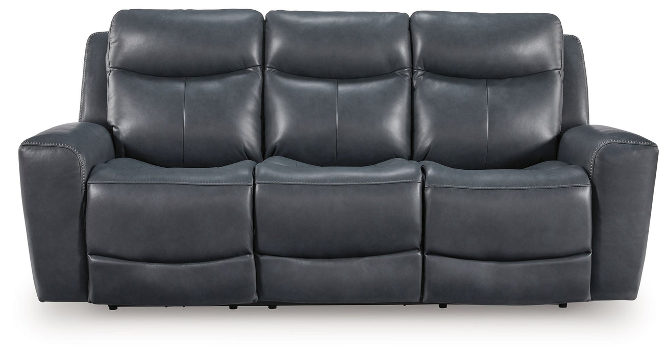 Next Move - Power Reclining Sofa With Adjustable Headrest - Simple Home Plus