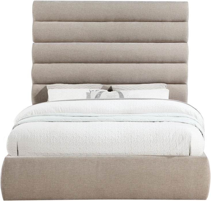 Adam - Chenille Fabric Bed With 70.5" Headboard - Simple Home Plus