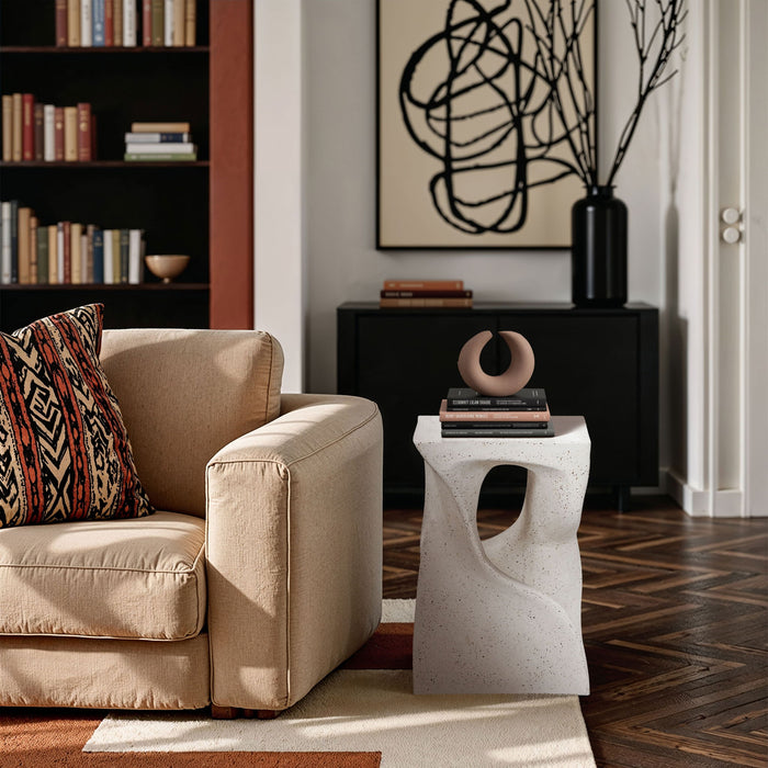 Jula - Concrete End Table - Simple Home Plus