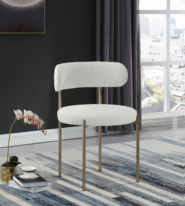 Beacon - Boucle Fabric Dining Chair (Set of 2) - Simple Home Plus