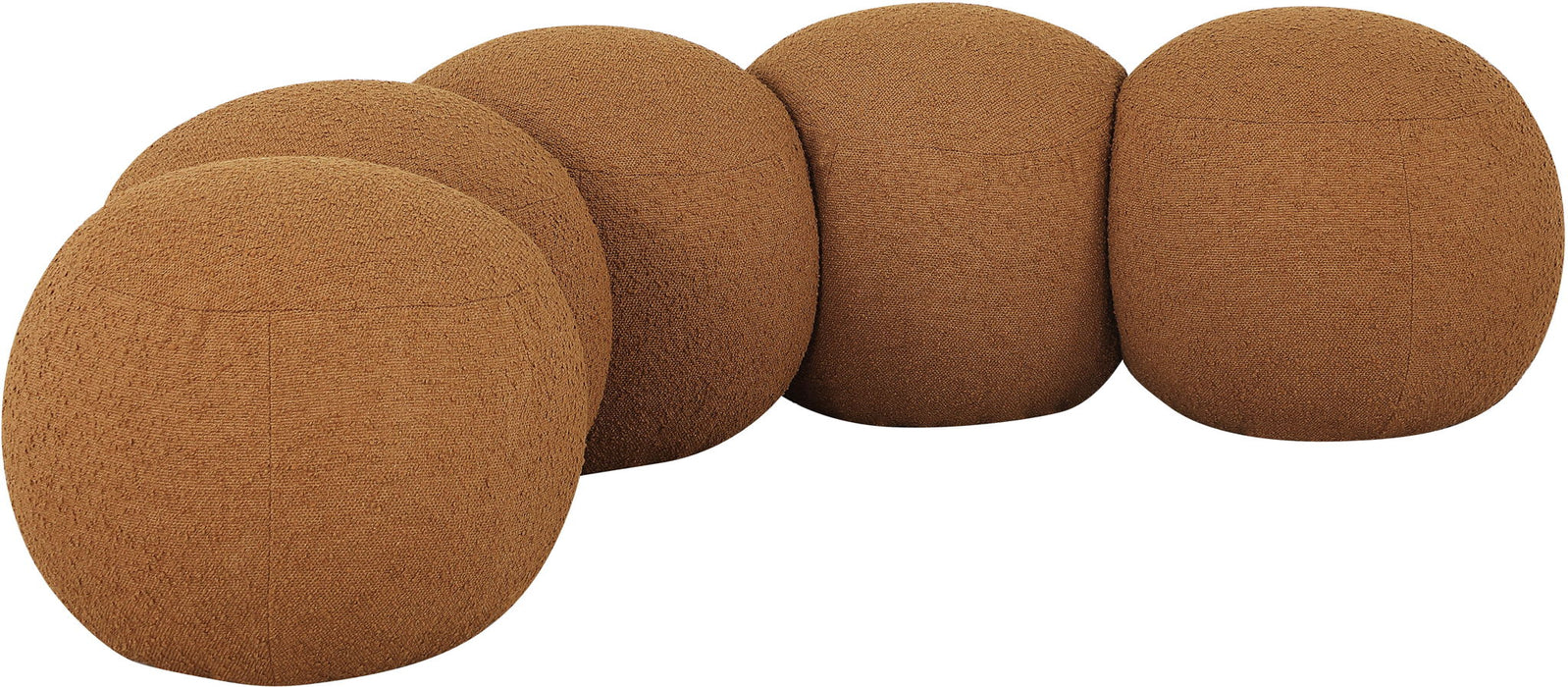 Apollo - Boucle Fabric Bench - Simple Home Plus