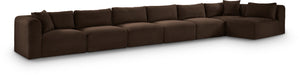 Shaggy - 7 Piece Modular Sectional - Simple Home Plus