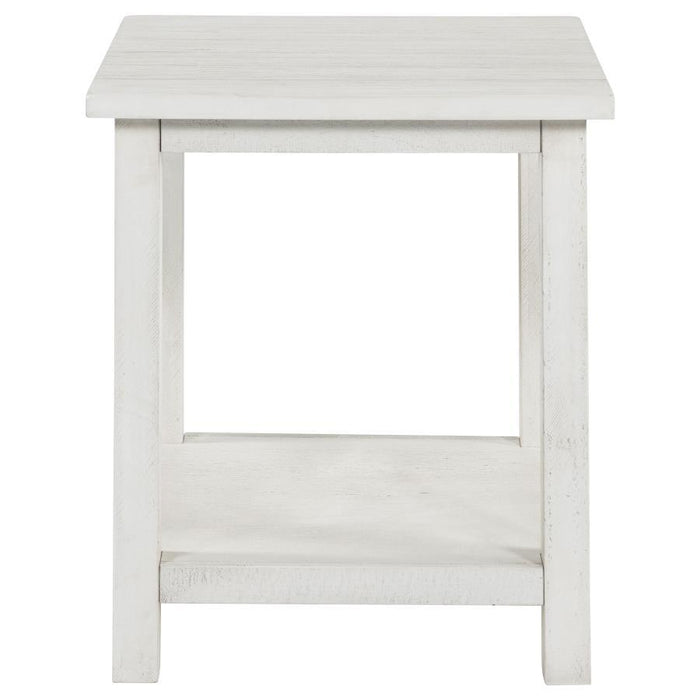 Payne - Wood End Table with Shelf - Simple Home Plus