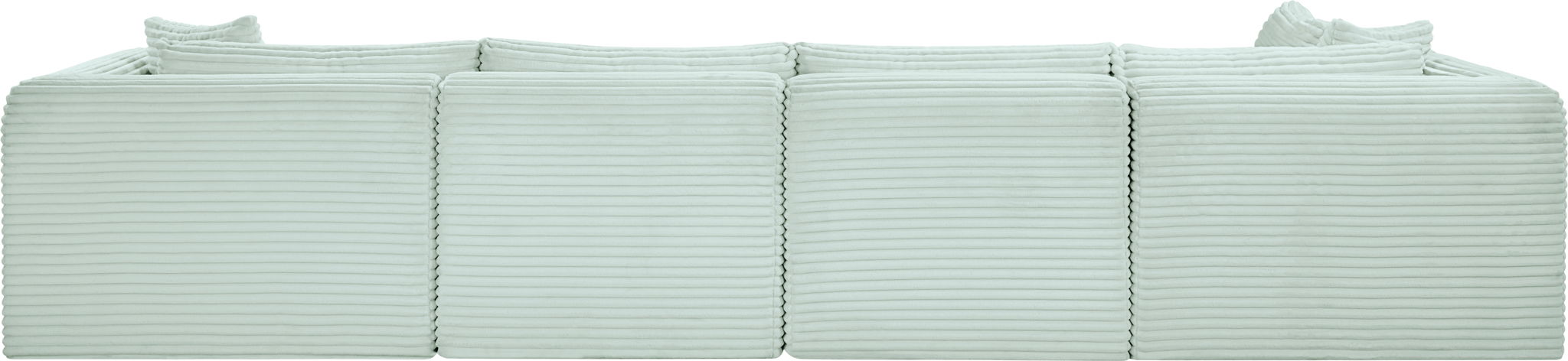 Shaggy - 5 Piece Modular Sectional - Simple Home Plus