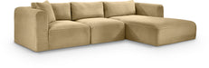 Shaggy - 3 Piece Modular Sectional - Simple Home Plus
