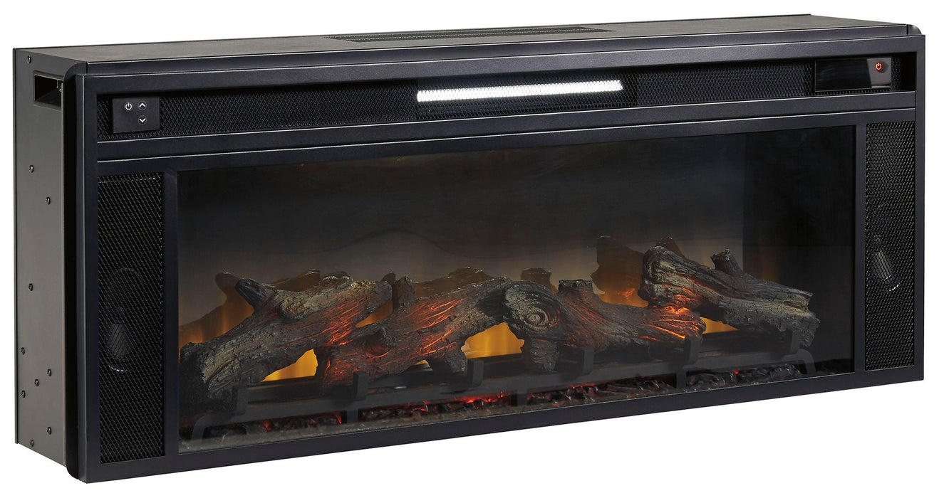 Entertainment Accessories - Black - Fireplace Insert - Rectangular - Simple Home Plus