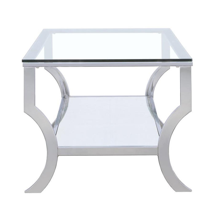 Saide - Rectangular Glass Top Table - Simple Home Plus