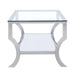 Saide - Rectangular Glass Top Table - Simple Home Plus