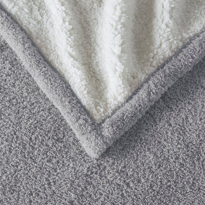 Amira - Dream Soft Heated Throw - Gray - Simple Home Plus