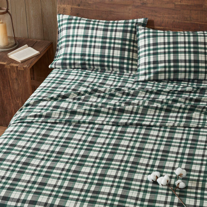 Flannel - Full 100% Flannel Printed Sheet Set - Finton - Simple Home Plus