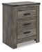 Frandern - Gray - Two Drawer Night Stand - Simple Home Plus