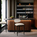 Riccio - Stool - Black Frame - Simple Home Plus