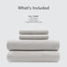 Blend Jersey Knit - 4 Piece Queen All Season Sheet Set - Gray - Simple Home Plus