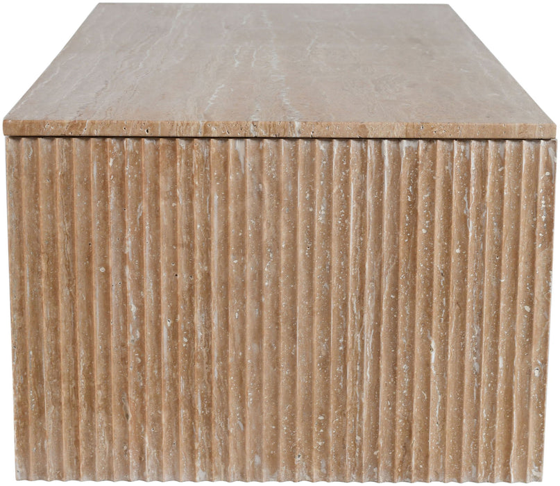 Pienza - Travertine Table - Simple Home Plus