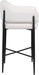 Dame - Fabric Upholstered Counter Stool (Set of 2) - Simple Home Plus