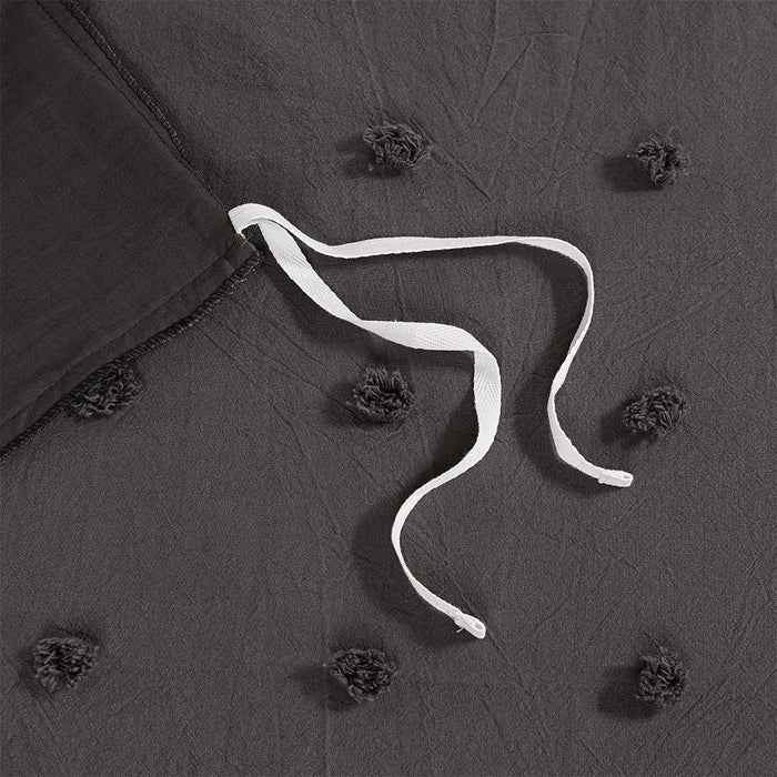 Brooklyn - Duvet Cover Set - Charcoal - Simple Home Plus
