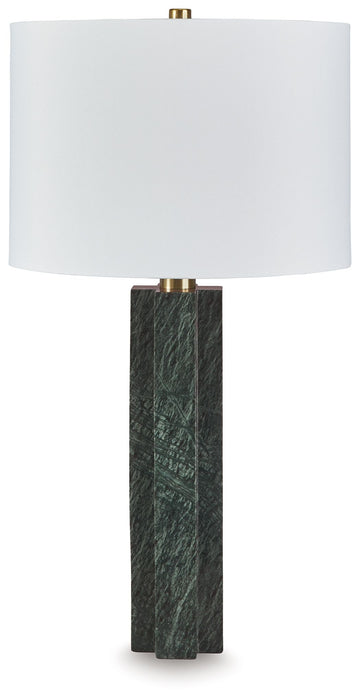 Keegan - Green - Marble Table Lamp - Simple Home Plus