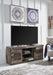 Derekson - Multi Gray - LG TV Stand w/Fireplace Option - Simple Home Plus