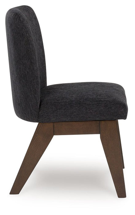Dilenno - Dark Brown - Dining Upholstered Side Chair (Set of 2) - Simple Home Plus