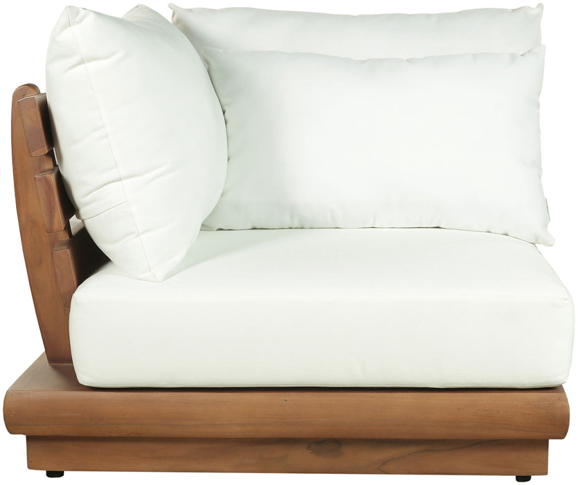 Mirella - Water Resistant Fabric Upholstered Outdoor Patio Modular Corner Chair - Simple Home Plus