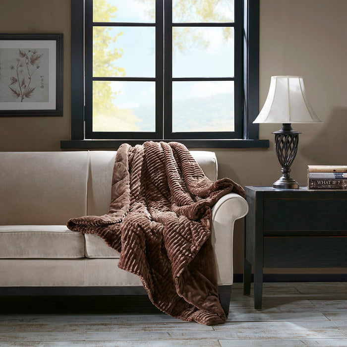 Parker - Throw - Brown - Simple Home Plus