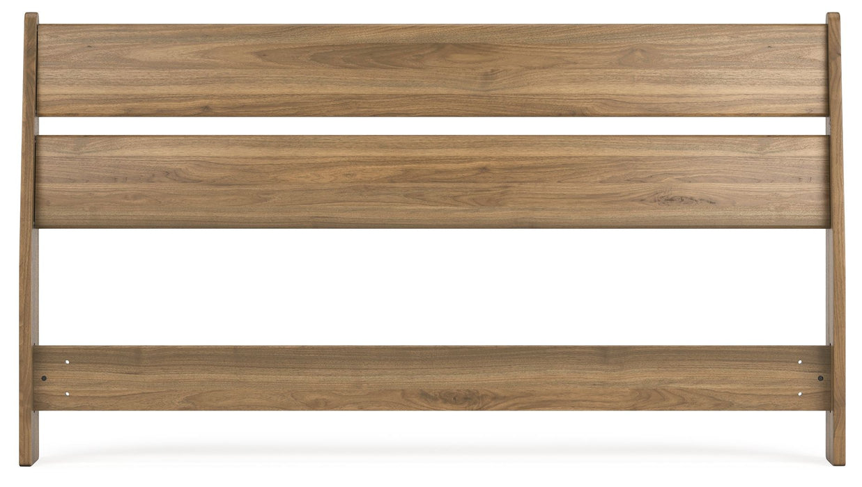 Deanlow - Queen Panel Headboard - Honey - Simple Home Plus
